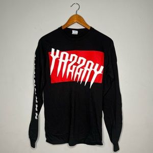 Yaz Apparel Black Long Sleeve Graphic Tee B